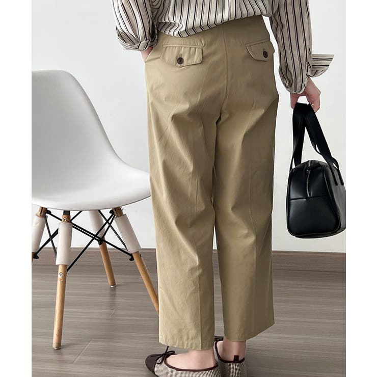 パンツ kirakira ストレートワイドスラックスパンツ 3サイズ ボトムス[品番