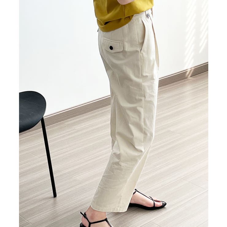 テーパードスラックスチノパンツ 2サイズ ボトムス[品番