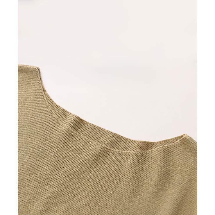 ボートネック半袖ニットソー トップス サマーニット | kirakiraShop  | 詳細画像51 