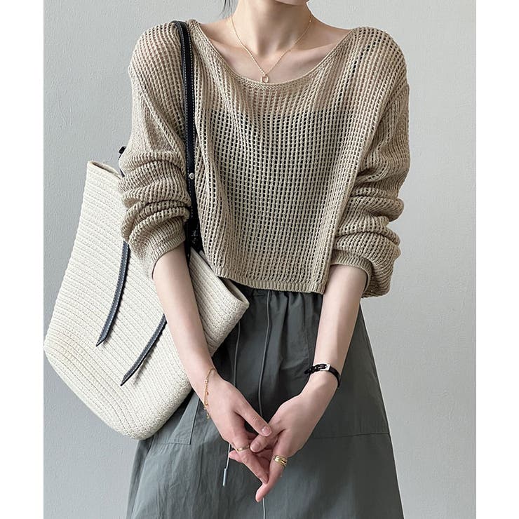 BLESS N° 25 ブラックニット 半袖　短丈 ミモレ別注】スローン 半袖黒ニット【数量限定】 | mi-mollet STORE