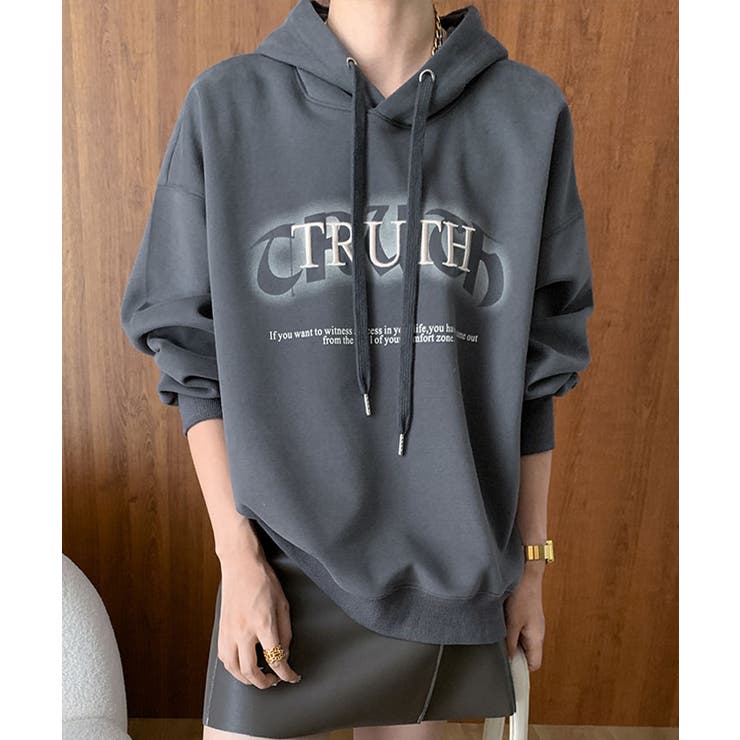 ロゴスウェットフーディーパーカー トップス フードパーカー | kirakiraShop  | 詳細画像12 