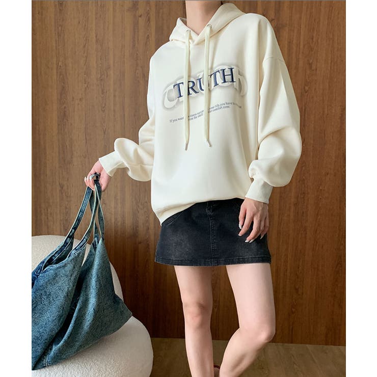 ロゴスウェットフーディーパーカー トップス フードパーカー | kirakiraShop  | 詳細画像3 