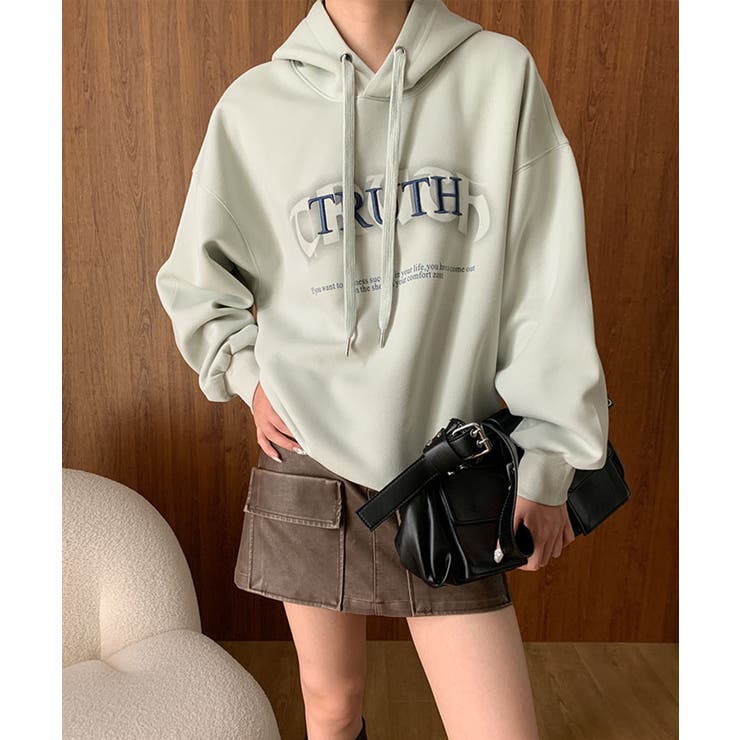 ロゴスウェットフーディーパーカー トップス フードパーカー | kirakiraShop  | 詳細画像34 