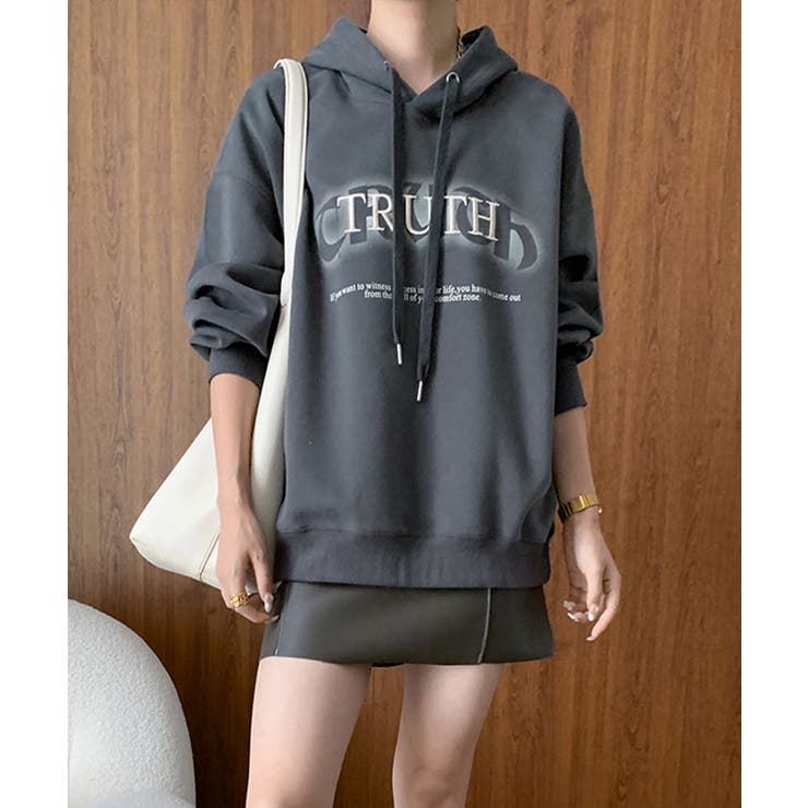 ネイビー♡パーカー♡フードロゴ 939ロゴフード(紺) - ARCHIVE BOLD | 60% - アジアファッション通販