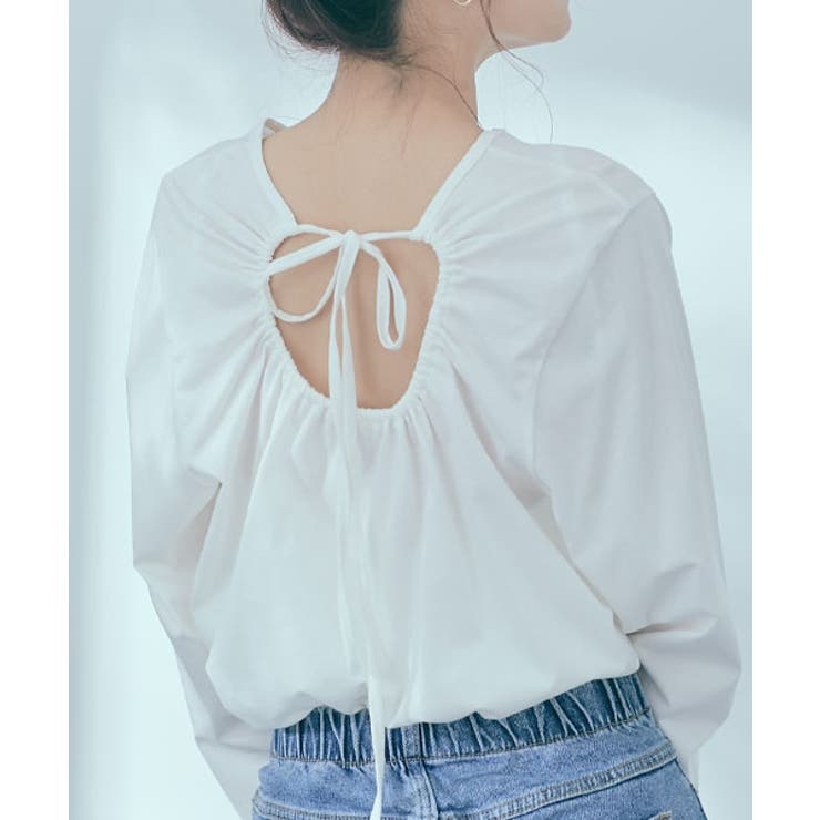 バックドロストコットンロンT トップス カットソー | kirakiraShop  | 詳細画像27 