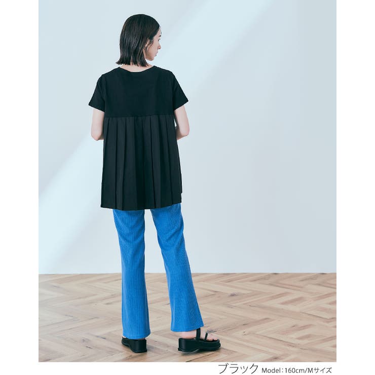 バックプリーツコットンTシャツ 2サイズ トップス | kirakiraShop  | 詳細画像6 