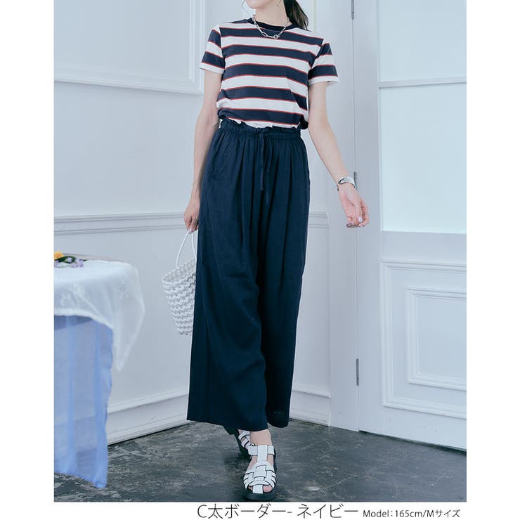 ストレッチボーダーTシャツ トップス ボーダーTシャツ | kirakiraShop  | 詳細画像29 