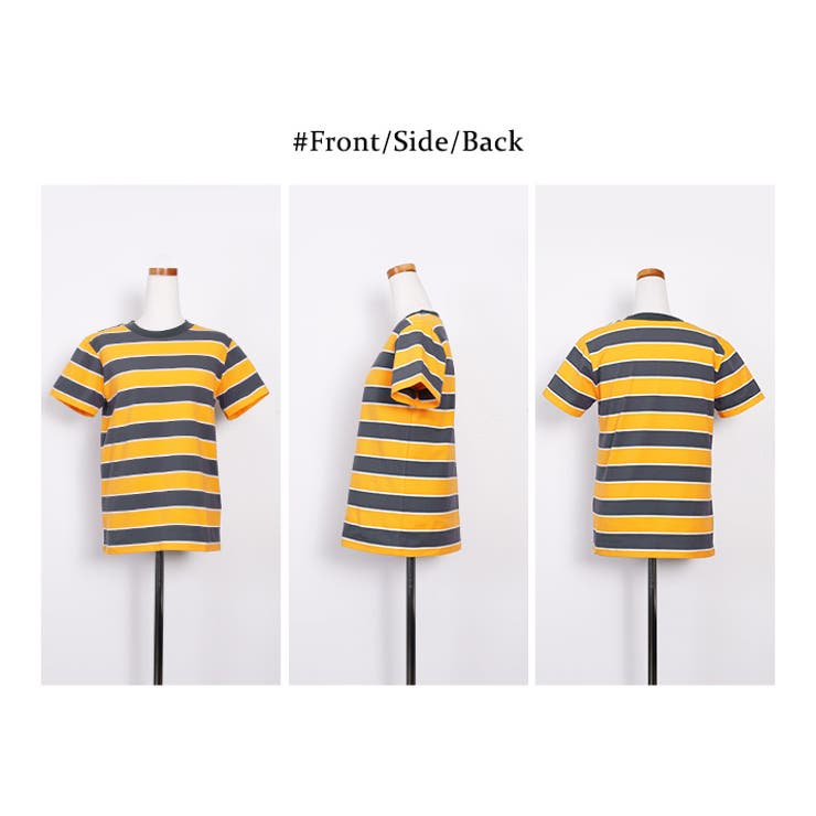 ストレッチボーダーTシャツ トップス ボーダーTシャツ | kirakiraShop  | 詳細画像37 