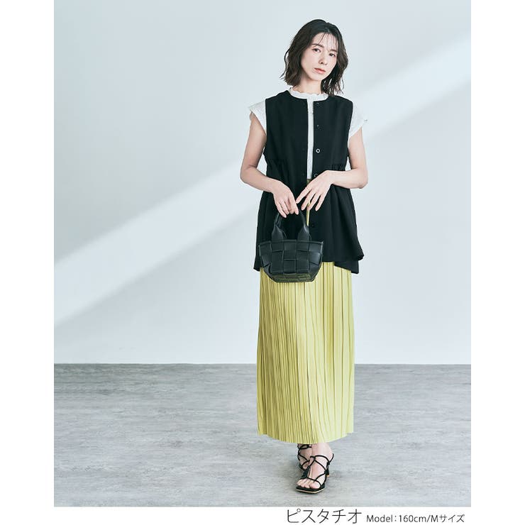 海外ブランド マルニ MARNI ランダムプリーツスカート ネイビー サイズ