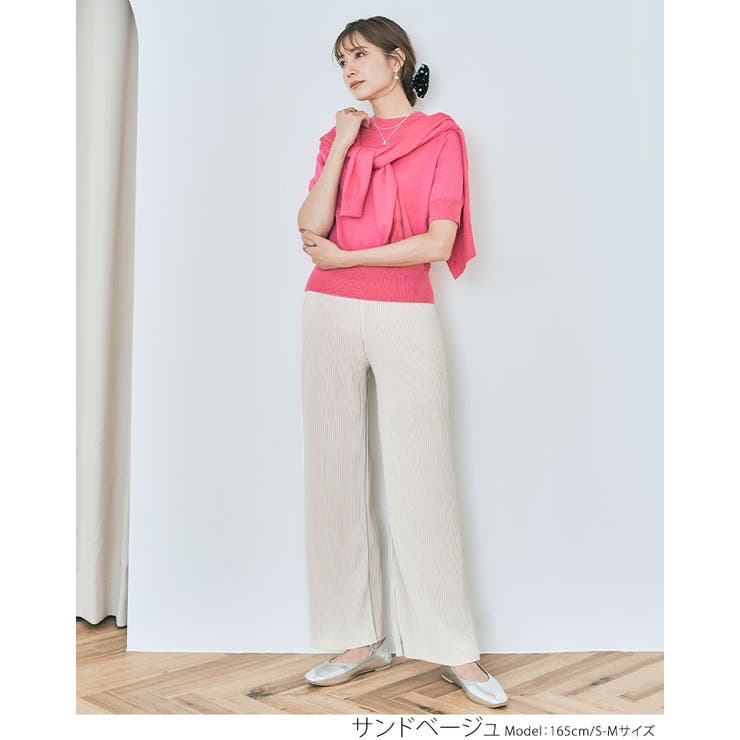 腹巻き一体型アコーディオンプリーツパンツ 2サイズ ボトムス | kirakiraShop  | 詳細画像13 