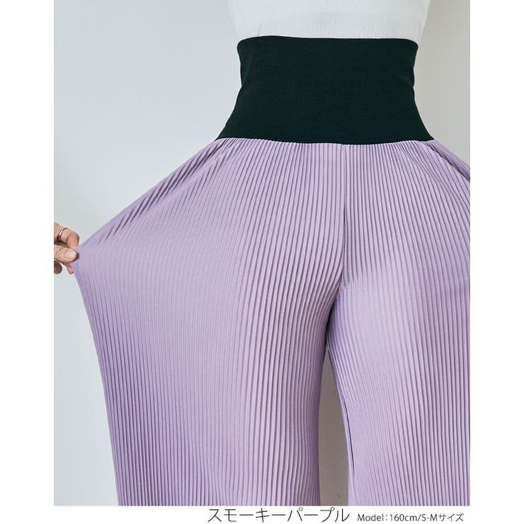 腹巻き一体型アコーディオンプリーツパンツ 2サイズ ボトムス | kirakiraShop  | 詳細画像25 