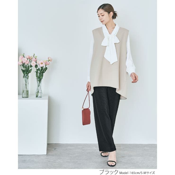 腹巻き一体型アコーディオンプリーツパンツ 2サイズ ボトムス | kirakiraShop  | 詳細画像3 