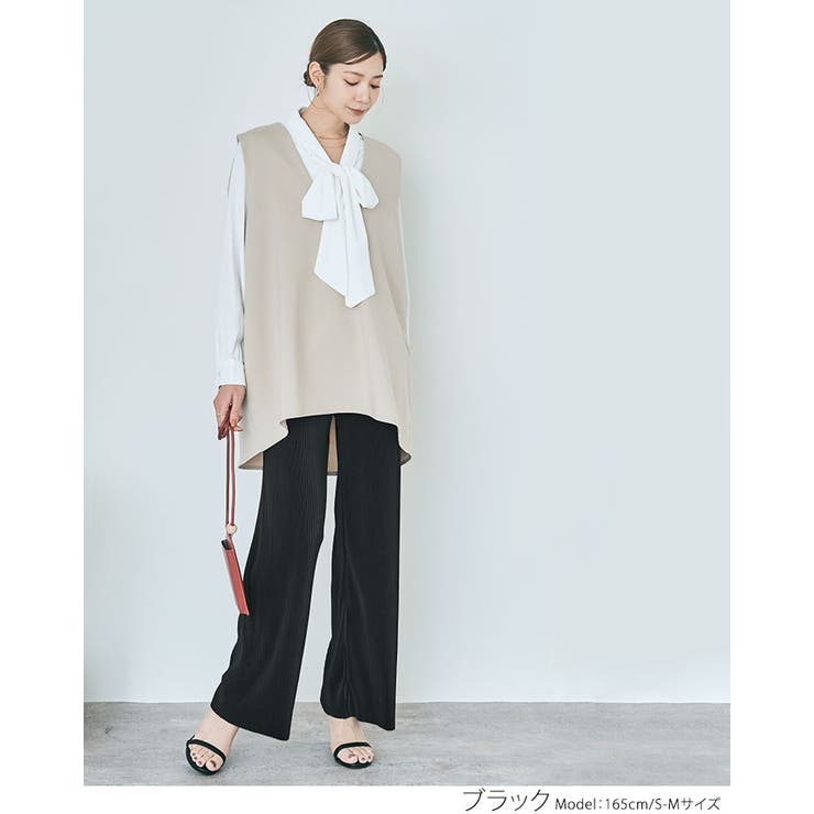 腹巻き一体型アコーディオンプリーツパンツ 2サイズ ボトムス | kirakiraShop  | 詳細画像4 