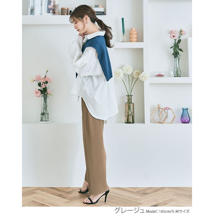 腹巻き一体型アコーディオンプリーツパンツ 2サイズ ボトムス | kirakiraShop  | 詳細画像8 