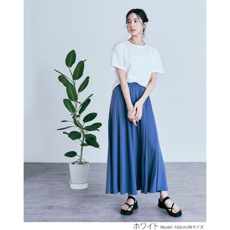 バックツイストコットンスラブTシャツ トップス カットソー | kirakiraShop  | 詳細画像6 