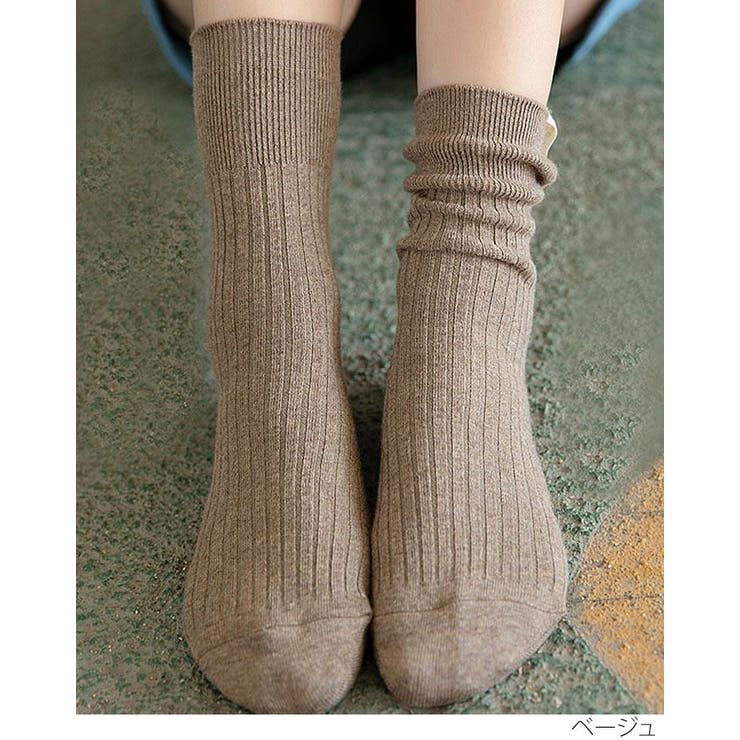 レタリングラベルリブソックス 小物 靴下 | kirakiraShop  | 詳細画像7 