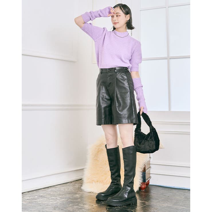 ワンハンドルエコファーバッグ 鞄 かばん | kirakiraShop  | 詳細画像7 