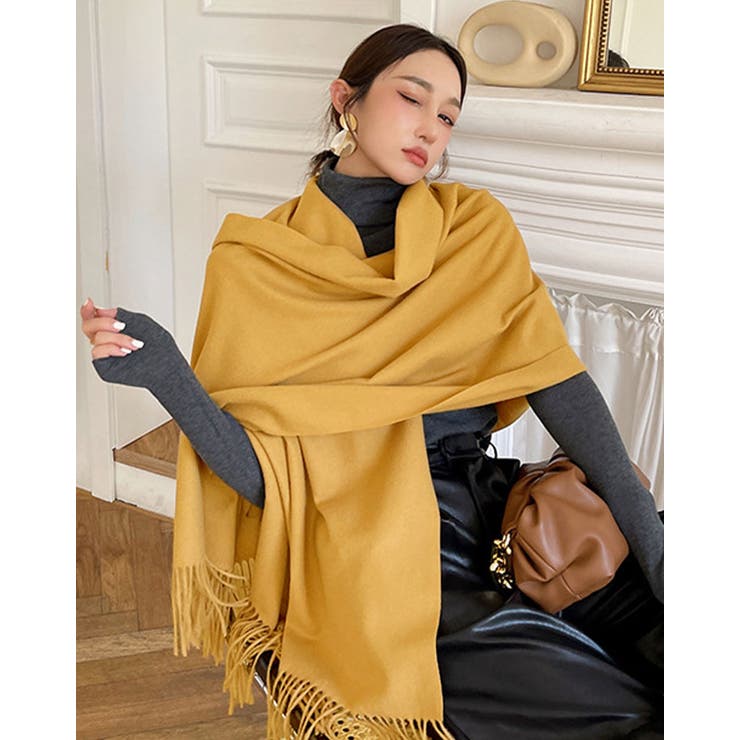 ソフトニット大判ストール ユニセックス 男女兼用 | kirakiraShop  | 詳細画像10 