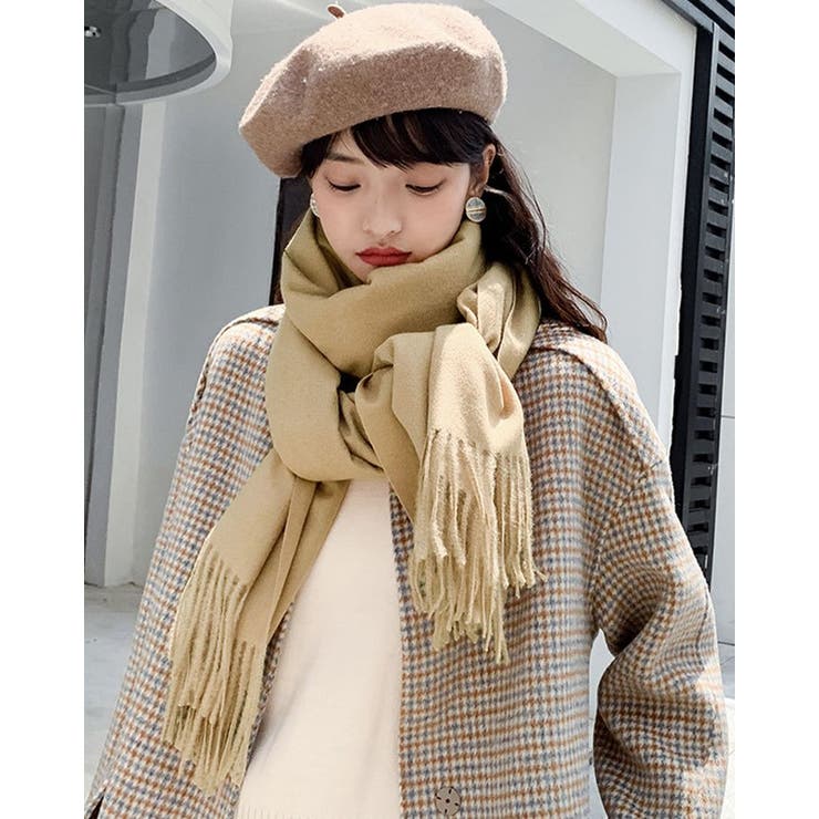 ソフトニット大判ストール ユニセックス 男女兼用[品番