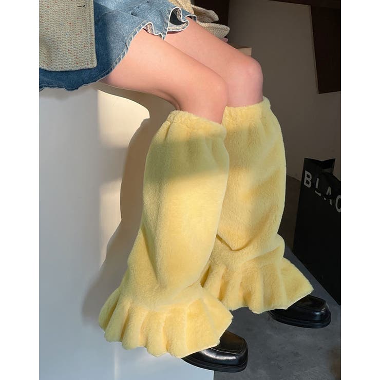 【SHOPLIST限定】フリルファーレッグウォーマー レッグウォーマー 靴下 | kirakiraShop  | 詳細画像13 
