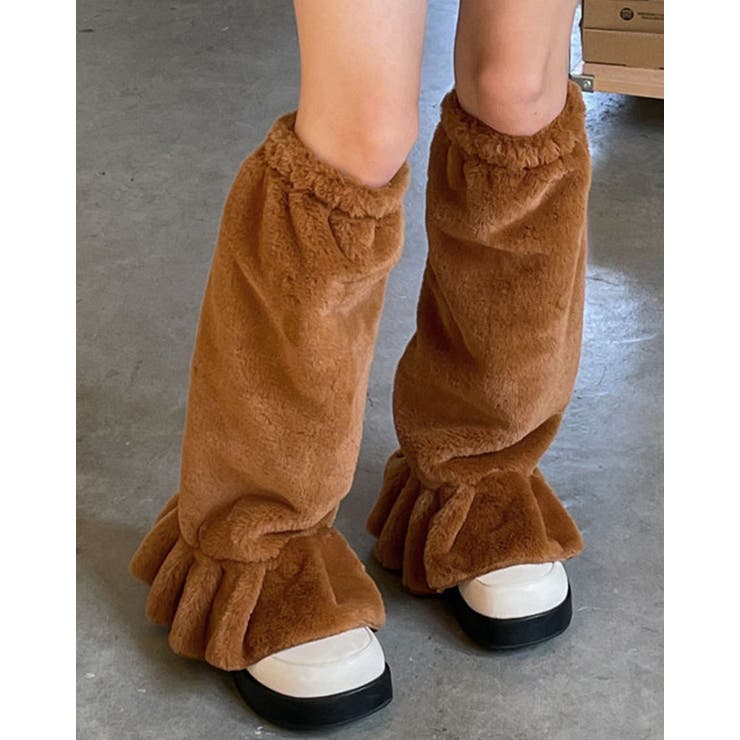 【SHOPLIST限定】フリルファーレッグウォーマー レッグウォーマー 靴下 | kirakiraShop  | 詳細画像14 