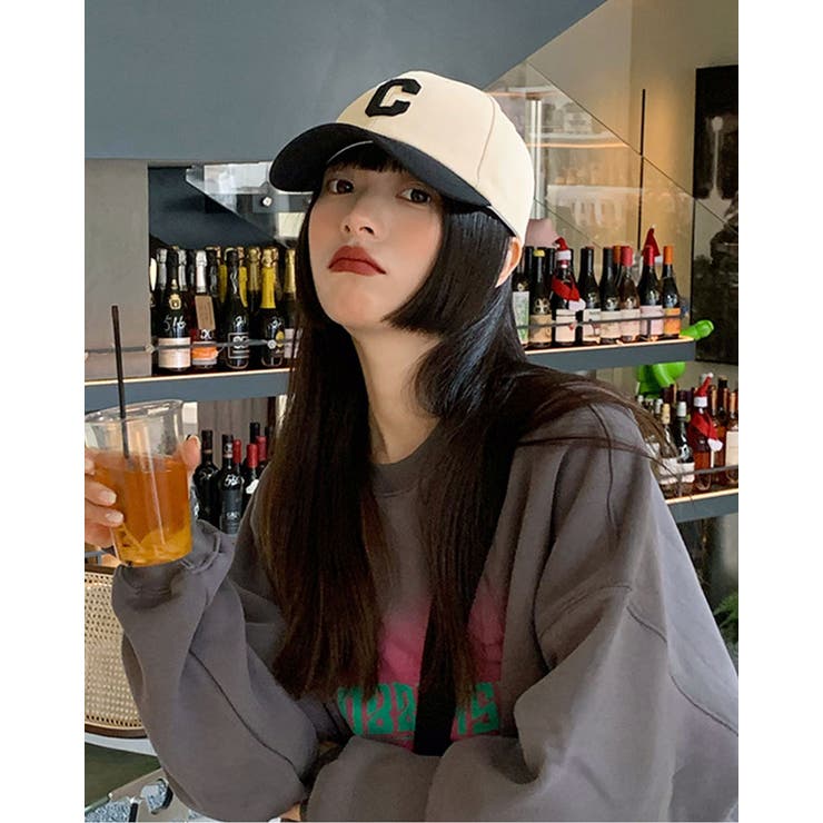 配色ロゴキャップ 2タイプ 男女兼用 | kirakiraShop  | 詳細画像5 