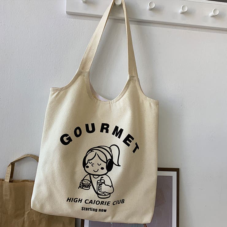 J | プリントアートキャンバストートバッグ 小物 かばん | kirakiraShop 