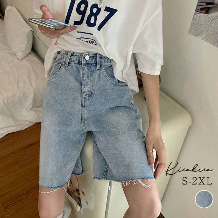 カットオフハーフパンツ ボトムス ハーフパンツ[品番