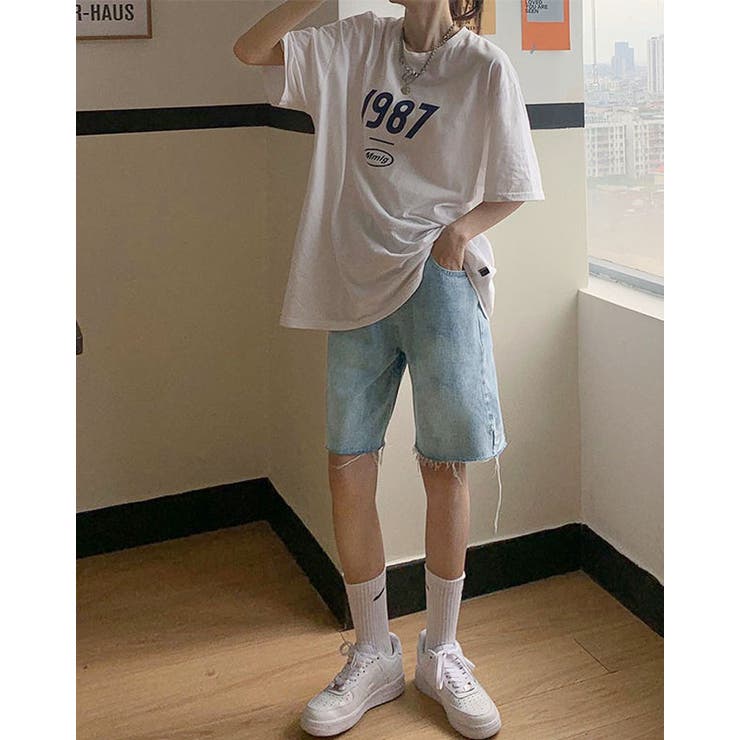 カットオフハーフパンツ ボトムス ハーフパンツ[品番
