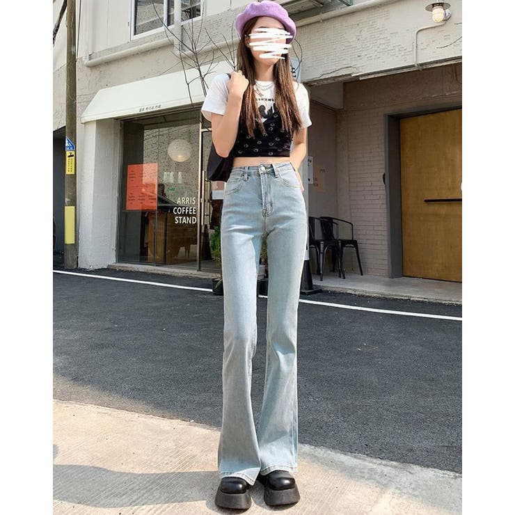 サイドライン　スリットボタン　パンツ　韓国　ストリート　ＸＬサイズ　ブラック