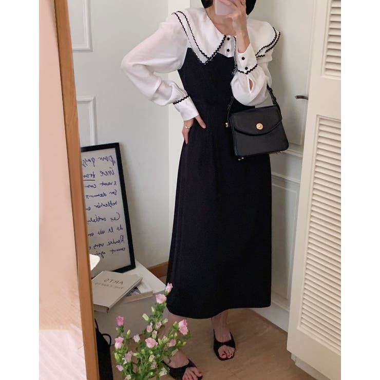 【SHOPLIST限定】ダブルカラーシアードッキングワンピース ドッキングワンピ… | kirakiraShop  | 詳細画像10 