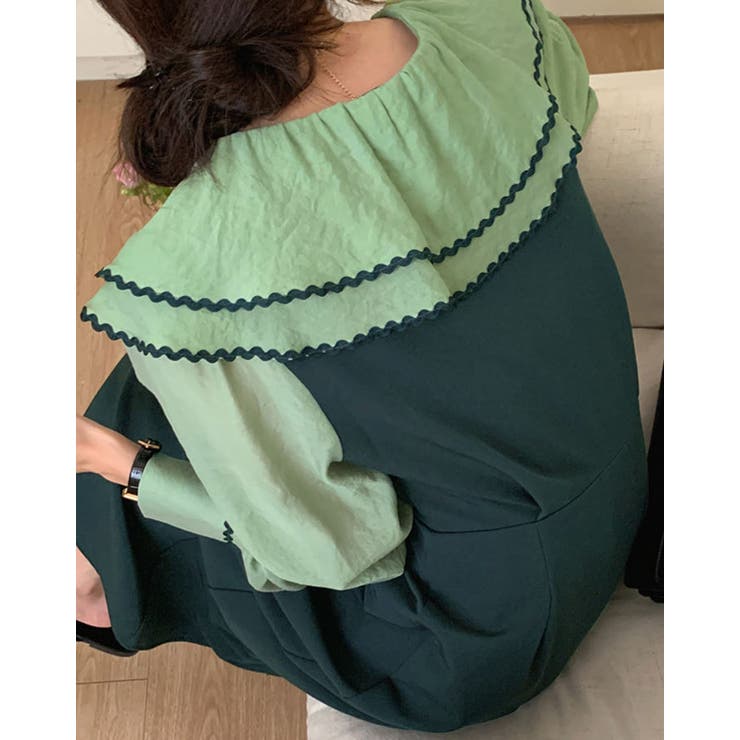 【SHOPLIST限定】ダブルカラーシアードッキングワンピース ドッキングワンピ… | kirakiraShop  | 詳細画像13 