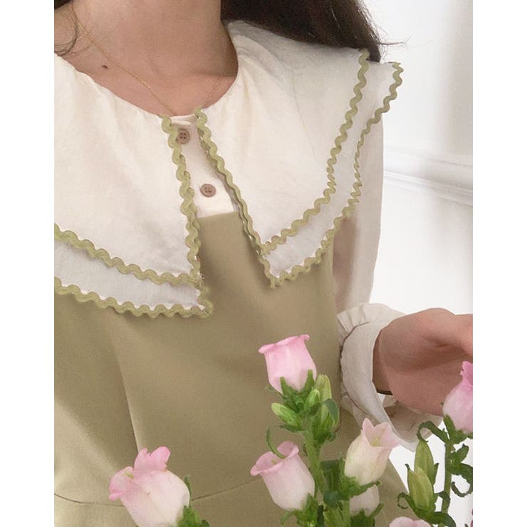 【SHOPLIST限定】ダブルカラーシアードッキングワンピース ドッキングワンピ… | kirakiraShop  | 詳細画像27 