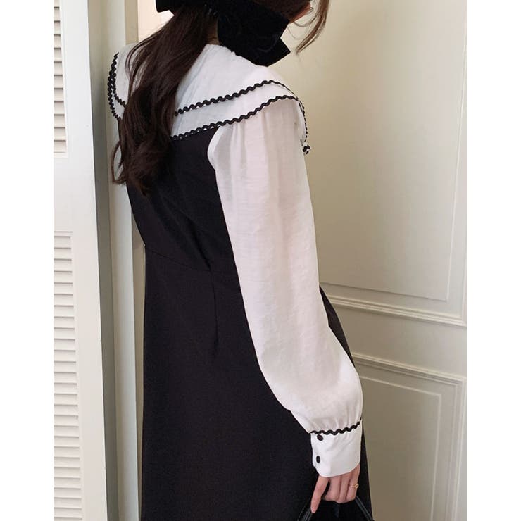 【SHOPLIST限定】ダブルカラーシアードッキングワンピース ドッキングワンピ… | kirakiraShop  | 詳細画像9 
