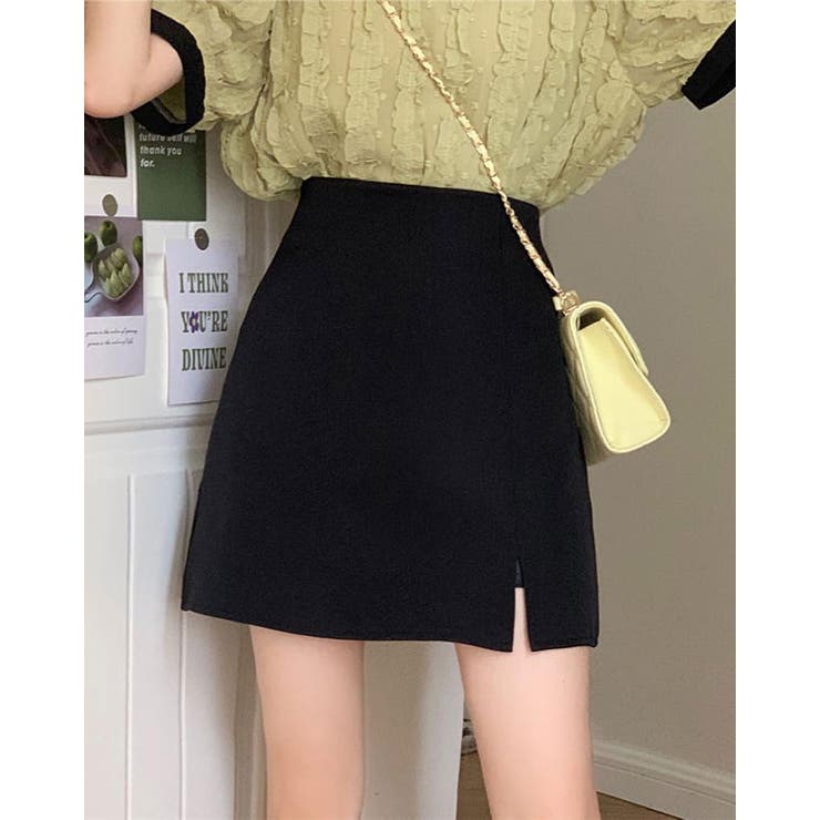 COURREGES クレシュ ハイウエスト ストレト ヘム ミニスカト ハイウエストミニスカート 4サイズ ボトムス[品番：IK000007261