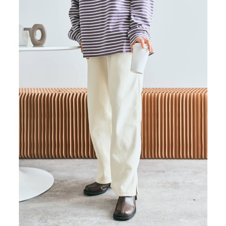 D.M.G　コーデュロイ裏起毛オーバーパンツ　サイズF 楽天市場】裏起毛 パンツ（ブランドドミンゴ・素材（生地・毛糸
