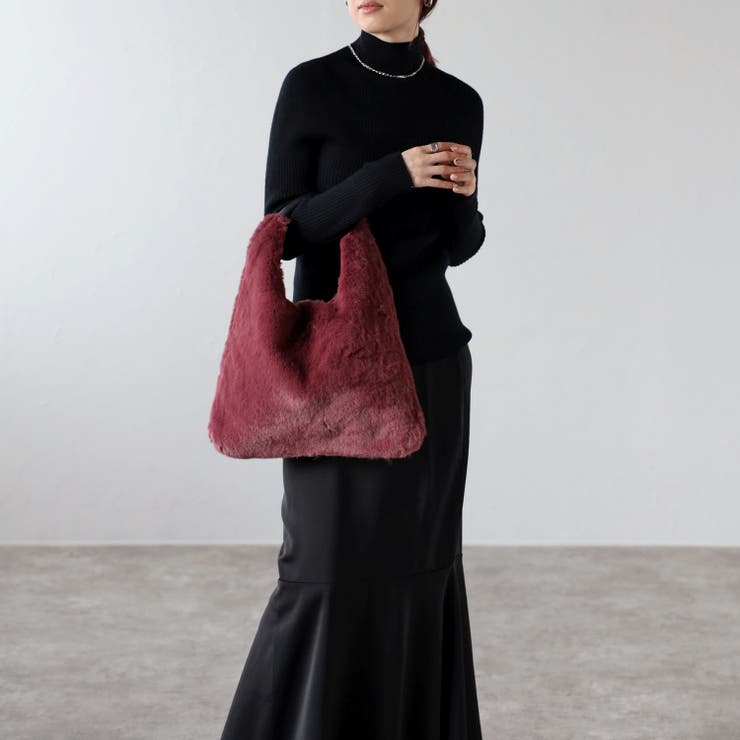 トライアングルファーバッグ ワンハンドル ふわふわ | GUSCIO | 詳細画像33 