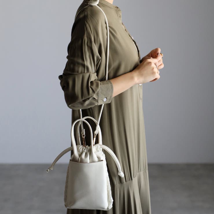 スマホポケット付き2WAY巾着型ミニポシェット 12-1083 | GUSCIO | 詳細画像19 