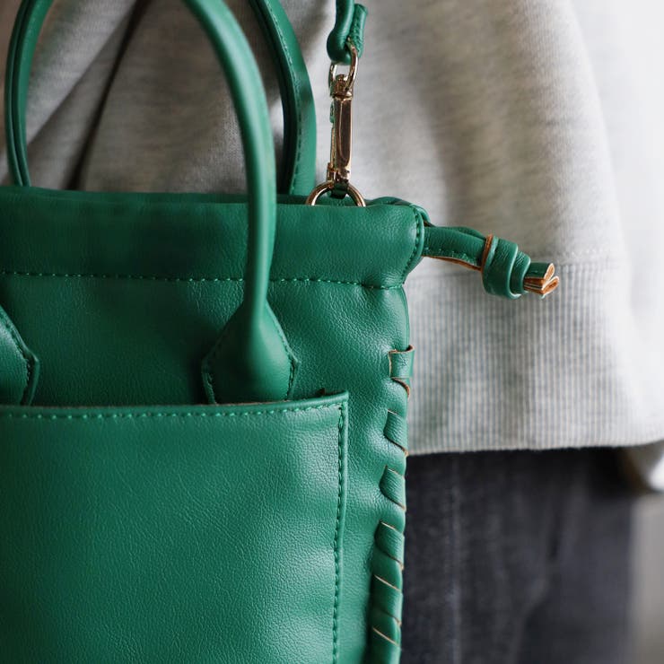 スマホポケット付き2WAY巾着型ミニポシェット 12-1083 | GUSCIO | 詳細画像7 