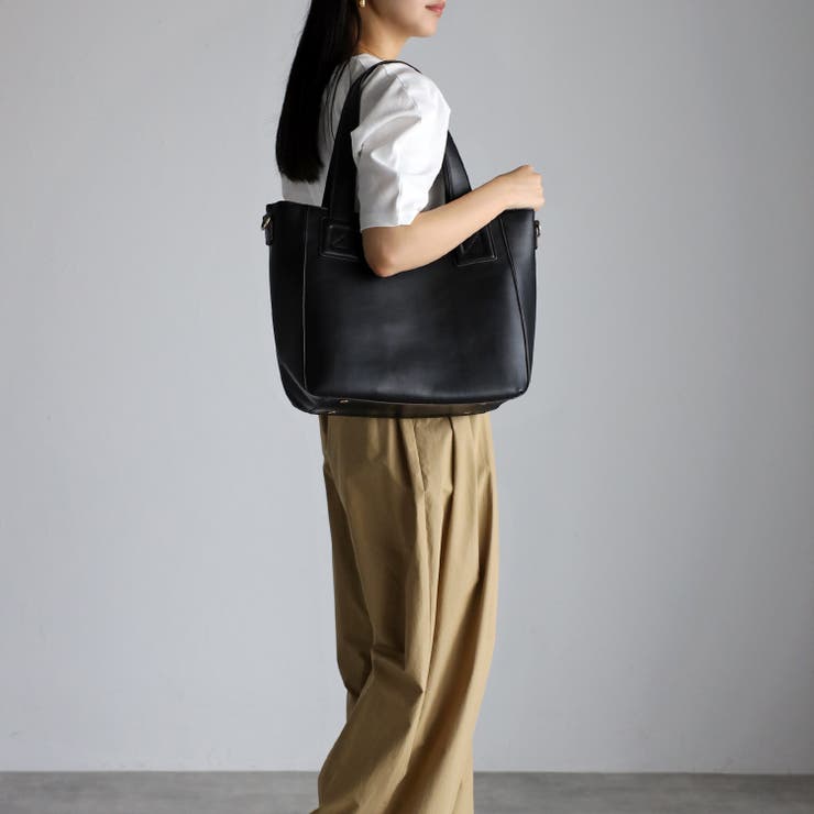 シンプルデザイン トートバッグ  12-1092[品番：KMGB0000311]｜GUSCIO（グッシオ）のレディースファッション通販｜SHOPLIST（ショップリスト）
