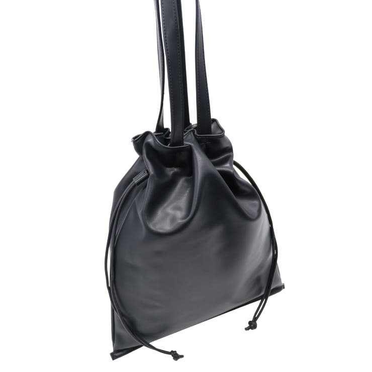 A4 PUレザー 巾着 トートバッグ 12-1120[品番：KMGB0000330]｜GUSCIO