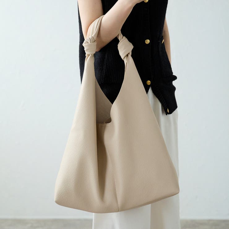 ノットハンドルトートバッグ ポーチ付き 一枚革風 12-1151 | GUSCIO | 詳細画像28 