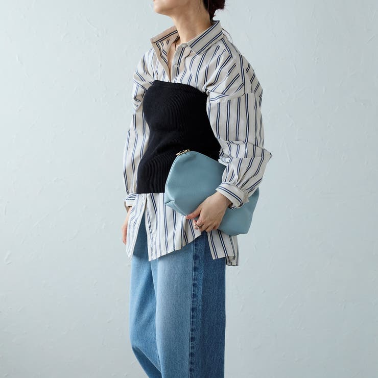 ノットハンドルトートバッグ ポーチ付き 一枚革風 12-1151 | GUSCIO | 詳細画像44 