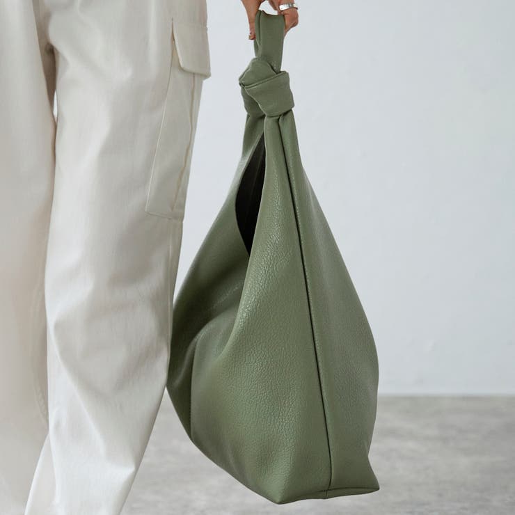 ノットハンドルトートバッグ ポーチ付き 一枚革風 12-1151 | GUSCIO | 詳細画像50 