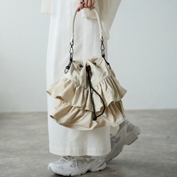 フリルミニショルダーバッグ 2段フリル 2WAY カジュアル 12-1164 | GUSCIO | 詳細画像14 
