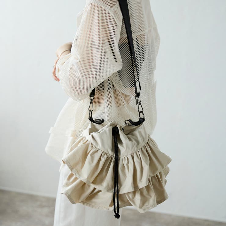 フリルミニショルダーバッグ 2段フリル 2WAY カジュアル 12-1164 | GUSCIO | 詳細画像19 