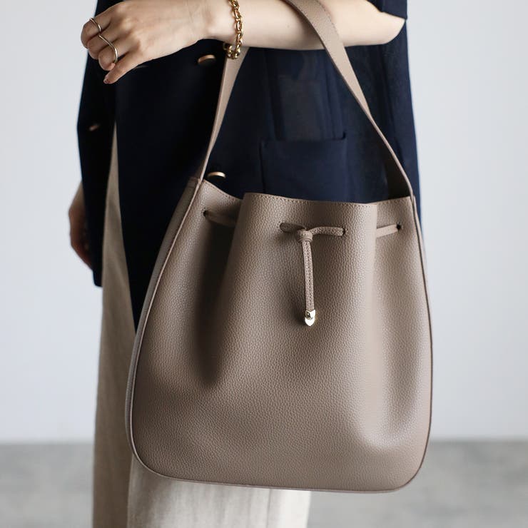 ワンハンドルトートバッグ ノットリボン ポーチ付 12-1166 | GUSCIO | 詳細画像12 