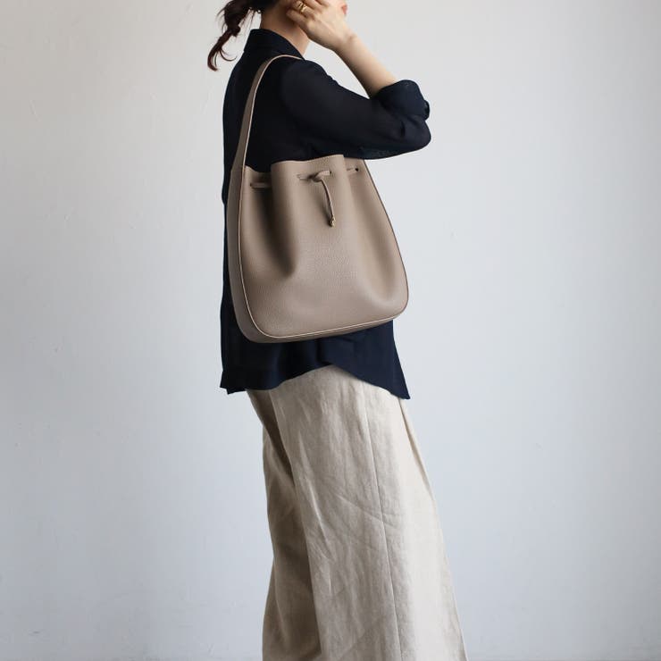 ワンハンドルトートバッグ ノットリボン ポーチ付 12-1166 | GUSCIO | 詳細画像13 