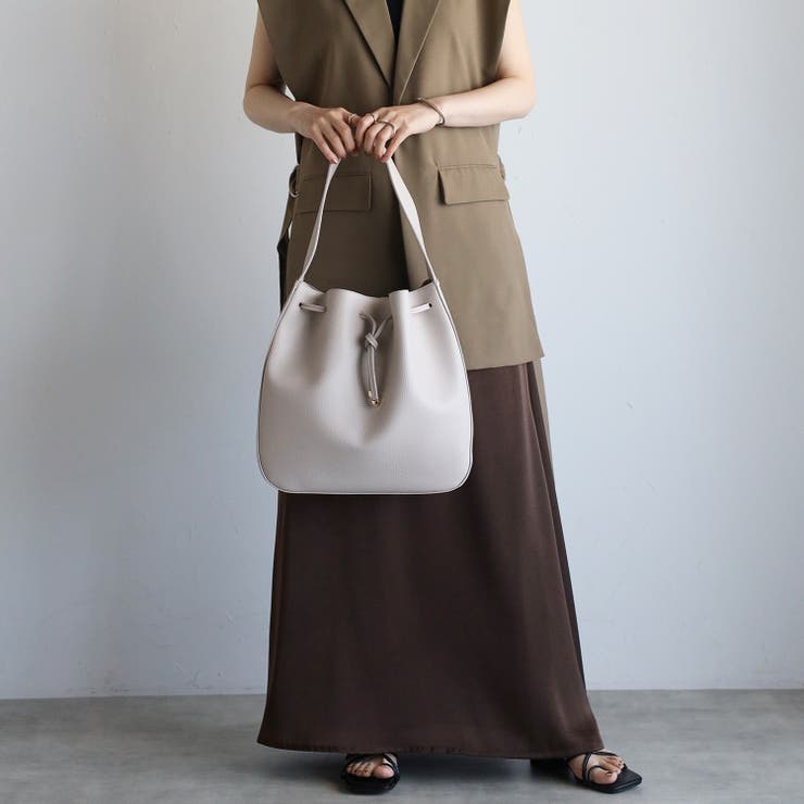 ワンハンドルトートバッグ ノットリボン ポーチ付 12-1166 | GUSCIO | 詳細画像25 