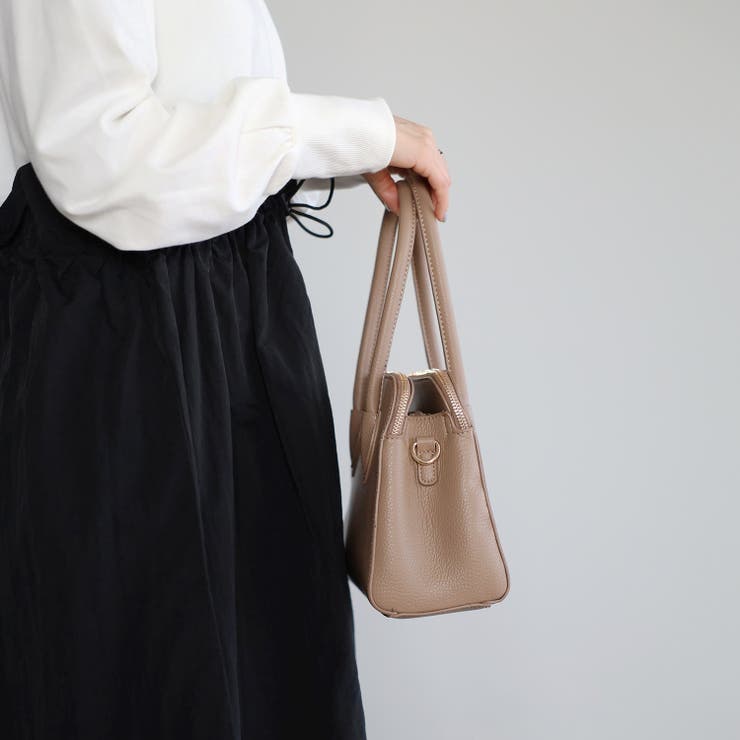 ハンドバッグ  ボストン型 三室構造 ショルダー付き 12-1187 | GUSCIO | 詳細画像37 